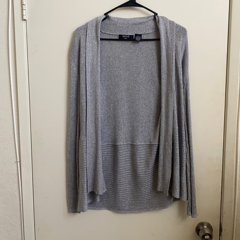 Silver cardigan